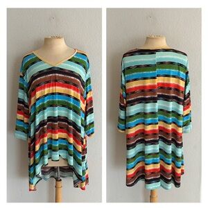 ❤️$10 L&B Aztec print top